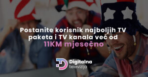 Read more about the article Postanite korisnik najboljih TV paketa i TV kanala već od 11KM mjesečno
